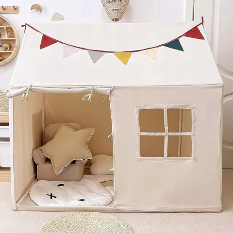 Namiot Domek Dla Dzieci Z Girlandą I Lampkami