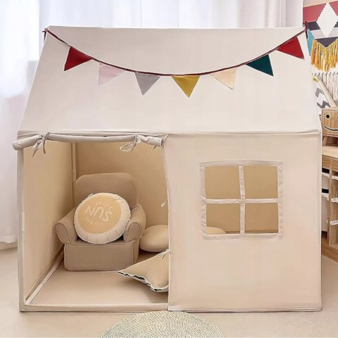 Namiot Domek Dla Dzieci Z Girlandą I Lampkami