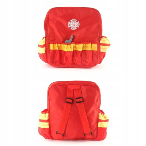 Zestaw Małego Strażaka – Krótkofalówka, Gaśnica, Siekiera, Młotek