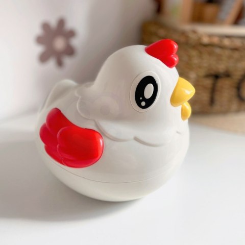 Kolorowa Kura Sorter WOOPIE – Edukacyjna Zabawka Montessori, 12 Jajek