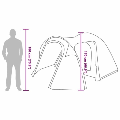 Namiot Campingowy Kopułowy 6-Osobowy – Wiatroodporny, 384x254x170 cm Namiot Campingowy Kopułowy 6-Osobowy – Wiatroodporny, 384x254x170 cm