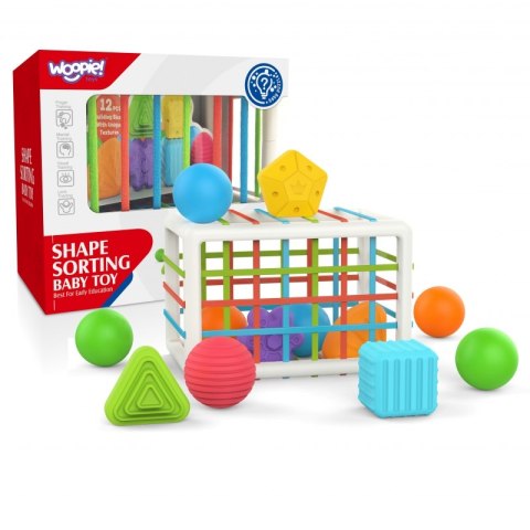 Elastyczna Kostka Sensoryczna od WOOPIE Sorter Kształty 13 el. Elastyczna Kostka Sensoryczna od WOOPIE Sorter Kształty 13 el.