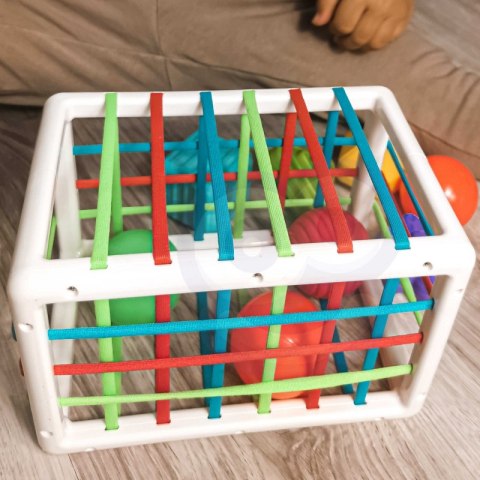 Elastyczna Kostka Sensoryczna od WOOPIE Sorter Kształty 13 el. Elastyczna Kostka Sensoryczna od WOOPIE Sorter Kształty 13 el.