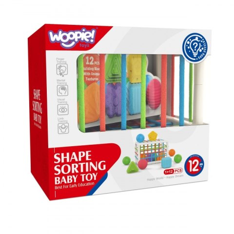 Elastyczna Kostka Sensoryczna od WOOPIE Sorter Kształty 13 el. Elastyczna Kostka Sensoryczna od WOOPIE Sorter Kształty 13 el.