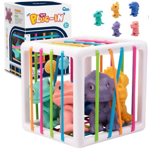 Elastyczna Kostka Sensoryczna od marki WOOPIE Dinozaury 6 el. Elastyczna Kostka Sensoryczna od marki WOOPIE Dinozaury 6 el.