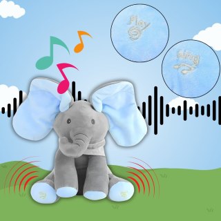 Maskotka Interaktywna Słonik Akuku – Mówi I Śpiewa Niebieski