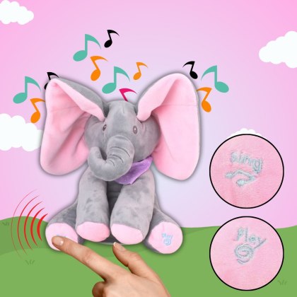 Maskotka Interaktywna Słonik Akuku – Mówi I Śpiewa Różowy