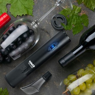 Korkociąg Elektryczny WACO OW6 - Automatyczny Otwieracz, Akcesoria I Próżniowy Korek