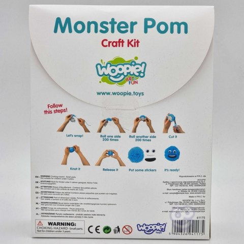 WOOPIE ART&FUN Zestaw Kreatywny Monster Pom – Twórz Potworki WOOPIE ART&FUN Zestaw Kreatywny Monster Pom – Twórz Potworki