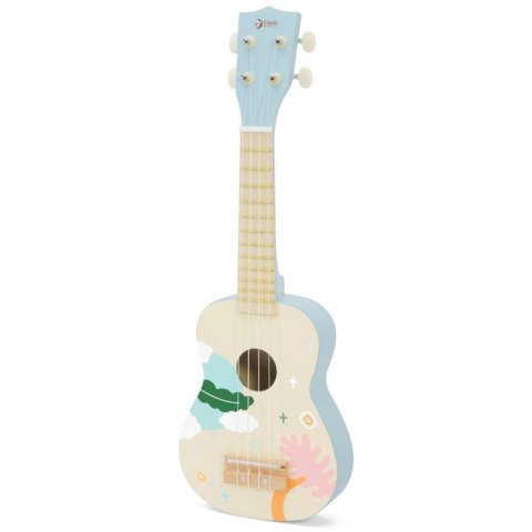 Niebieskie Drewniane Ukulele Classic World – Gitara dla Dzieci Niebieskie Drewniane Ukulele Classic World – Gitara dla Dzieci