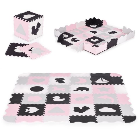 Piankowa Mata Puzzle ECOTOYS – 36 Elementów, Suchy Basen, 151x151 Cm