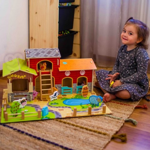 WOOPIE GREEN Mega Farma Figurki Zwierząt Stajnia Obora Kurnik 18 el. WOOPIE GREEN Mega Farma Figurki Zwierząt Stajnia Obora Kurnik 18 el.
