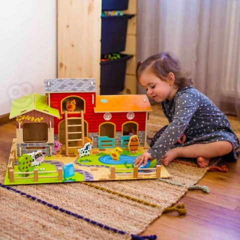 WOOPIE GREEN Mega Farma Figurki Zwierząt Stajnia Obora Kurnik 18 el. WOOPIE GREEN Mega Farma Figurki Zwierząt Stajnia Obora Kurnik 18 el.