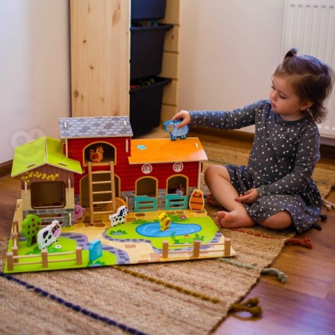 WOOPIE GREEN Mega Farma Figurki Zwierząt Stajnia Obora Kurnik 18 el. WOOPIE GREEN Mega Farma Figurki Zwierząt Stajnia Obora Kurnik 18 el.
