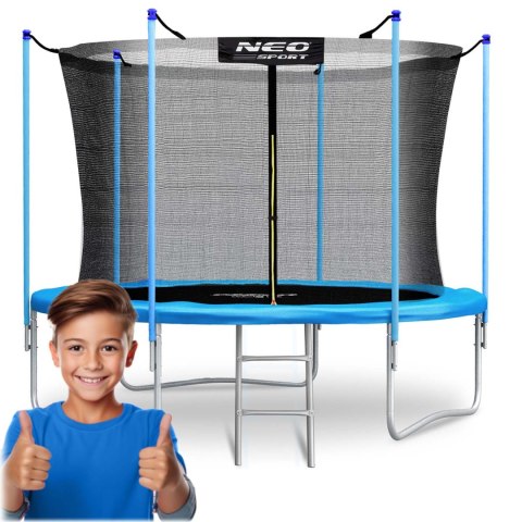Trampolina Ogrodowa Neo-Sport 6ft/183cm z Siatką i Drabinką