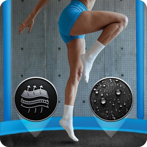 Trampolina Ogrodowa Neo-Sport 6ft/183cm z Siatką i Drabinką