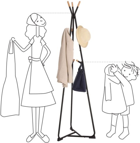 Wieszak Podłogowy Leobert Oscar Metalowy Do Przedpokoju