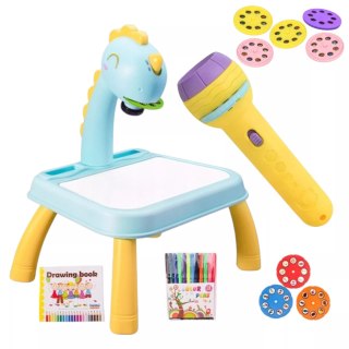 Zestaw Projektorów Do Rysowania- Projektor Grający Dinozaur I Latarka