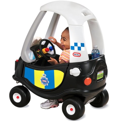 Little Tikes Jeździk Patrol Policji Samochód Cozy Coupe Radiowóz