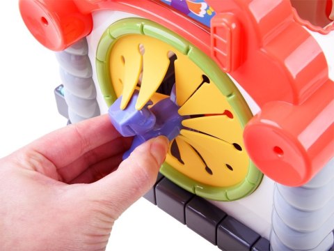 Interaktywny Domek Edukacyjny Hola – Sorter, Pianinko, Dźwięki Zwierząt