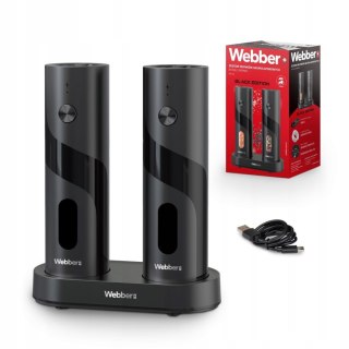 Elektryczne Młynki Do Soli I Pieprzu – LED, Ceramiczne Żarna, USB-C