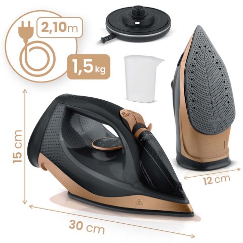 Bezprzewodowe Żelazko Parowe Z Podstawką Ładującą Berdsen 10w1 – 2600W