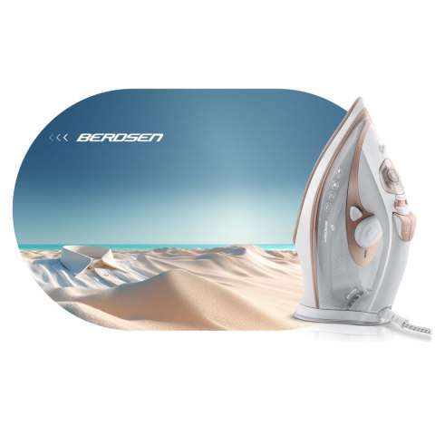 Żelazko Parowe Berdsen BD-332 – 3000 W, Ceramiczne, Para Pionowa , Białe