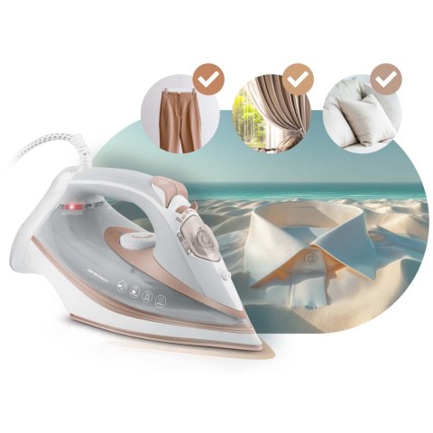 Żelazko Parowe Berdsen BD-332 – 3000 W, Ceramiczne, Para Pionowa , Białe