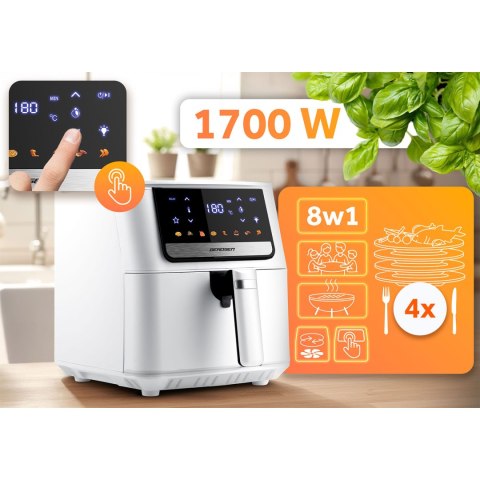 Duża Frytkownica Beztłuszczowa Berdsen BD-662 6,5L – Air Fryer, 1700W