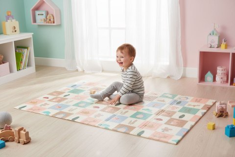 Mata Edukacyjna Piankowa Z Torbą IPLAY 200x150 Cm – Dwustronna, Las