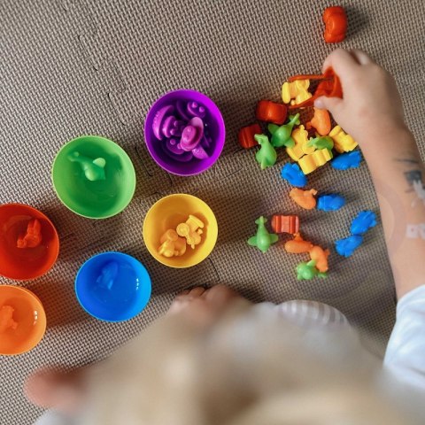 Zabawka Edukacyjna Sorter Kolorów - Pojazdy od WOOPIE 44 el Zabawka Edukacyjna Sorter Kolorów - Pojazdy od WOOPIE 44 el
