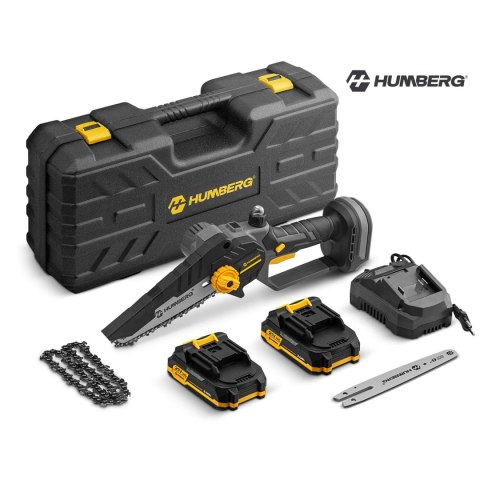Mini Piła Łańcuchowa Humberg HM-421 – Bezszczotkowa, Akumulatorowa