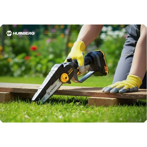 Mini Piła Łańcuchowa Humberg HM-421 – Bezszczotkowa, Akumulatorowa