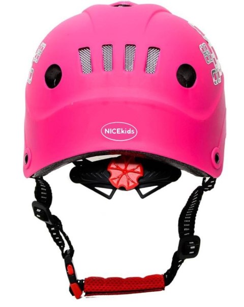 Kask Ochronny NICEkids regulowany 50-56 cm różowy