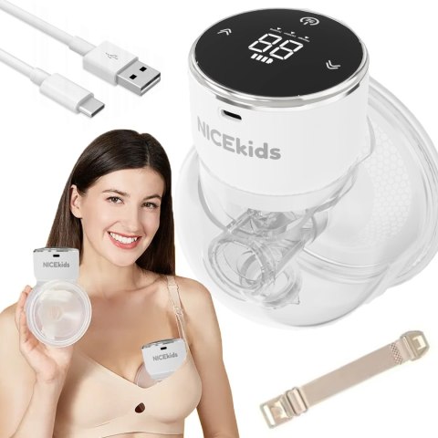Laktator Elektryczny Trzyfazowy NICEkids BPA Free - Przenośny i Bezpieczny Laktator Elektryczny Trzyfazowy NICEkids BPA Free - Przenośny i Bezpieczny