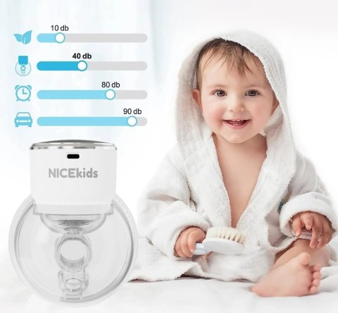 Laktator Elektryczny Trzyfazowy NICEkids BPA Free - Przenośny i Bezpieczny Laktator Elektryczny Trzyfazowy NICEkids BPA Free - Przenośny i Bezpieczny