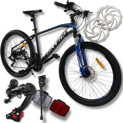 Rower Górski NICEBIKE X860 MTB 26'' - Stalowa Rama 18" i Osprzęt Shimano