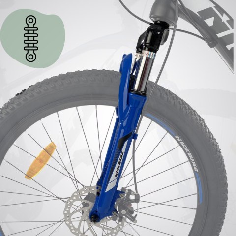 Rower Górski NICEBIKE X860 MTB 26'' - Stalowa Rama 18" i Osprzęt Shimano