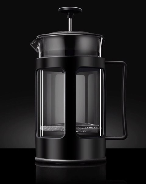 French Press Zaparzacz do Kawy i Herbaty – Szklany Dzbanek 600 ml