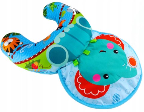 Poduszka Stabilizacyjna Wałek Grzechotki Słonik Niebieska – Huanger