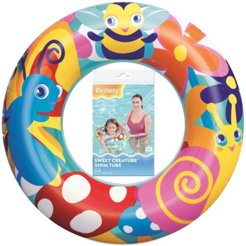 Kółko Dmuchane do Pływania 56 cm (3-6 lat) – Model Bestway 36013 Łąka Kółko Dmuchane do Pływania 56 cm (3-6 lat) – Model Bestway 36013 Łąka