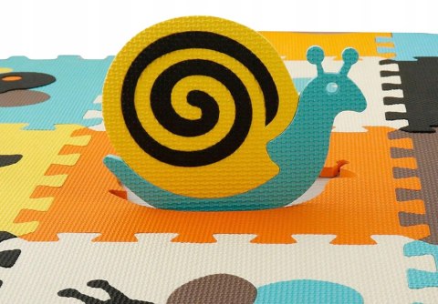 Grube Puzzle Piankowe EVA 9 Szt. Zwierzątka – Mata Edukacyjna dla Dzieci