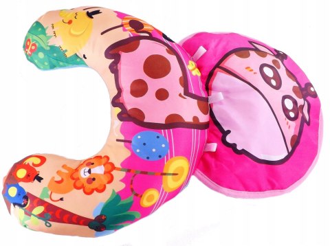 Wałek Poduszka Stabilizacyjna Grzechotki Żyrafa Różowa – Huanger