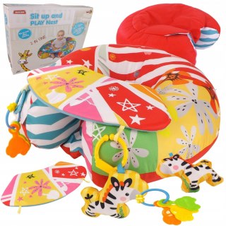 Poduszka wałek rogal do nauki siadania siedzisko stabilizacyjne 5w1