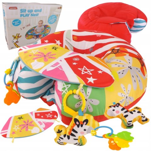 Poduszka wałek rogal do nauki siadania siedzisko stabilizacyjne 5w1