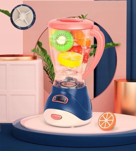 Blender dla dzieci na baterie – zabawkowy robot kuchenny z dźwiękami i światłami Blender dla dzieci na baterie – zabawkowy robot kuchenny z dźwiękami i światłami