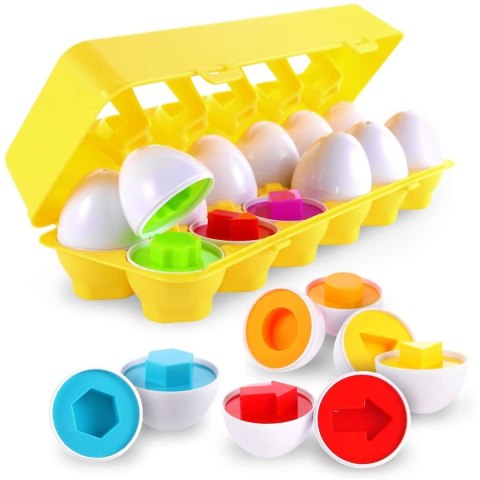 Układanka sorter jajka Montessori kształty LB33-3 Układanka sorter jajka Montessori kształty LB33-3