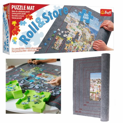 Mata Do Układania Puzzli 500-3000 Elementów Trefl – Filcowa, Z Tubą Mata Do Układania Puzzli 500-3000 Elementów Trefl – Filcowa, Z Tubą