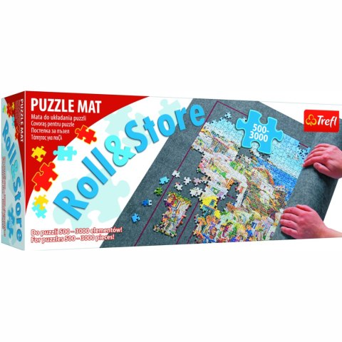 Mata Do Układania Puzzli 500-3000 Elementów Trefl – Filcowa, Z Tubą Mata Do Układania Puzzli 500-3000 Elementów Trefl – Filcowa, Z Tubą