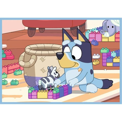 Puzzle 4w1 Bluey i jego świat 3+ Trefl 34637